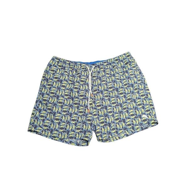 Tommy Bahama Naples Moorea Marlins Swim Suit Ocean Deep Men's 2XL - Picture 1 of 5